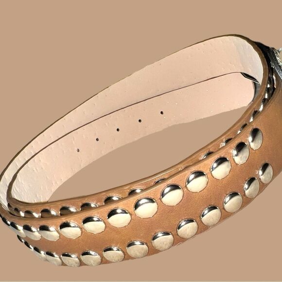 Twig & arrow new brow belt with silver studs and rhinestone buckle! - Picture 3 of 6